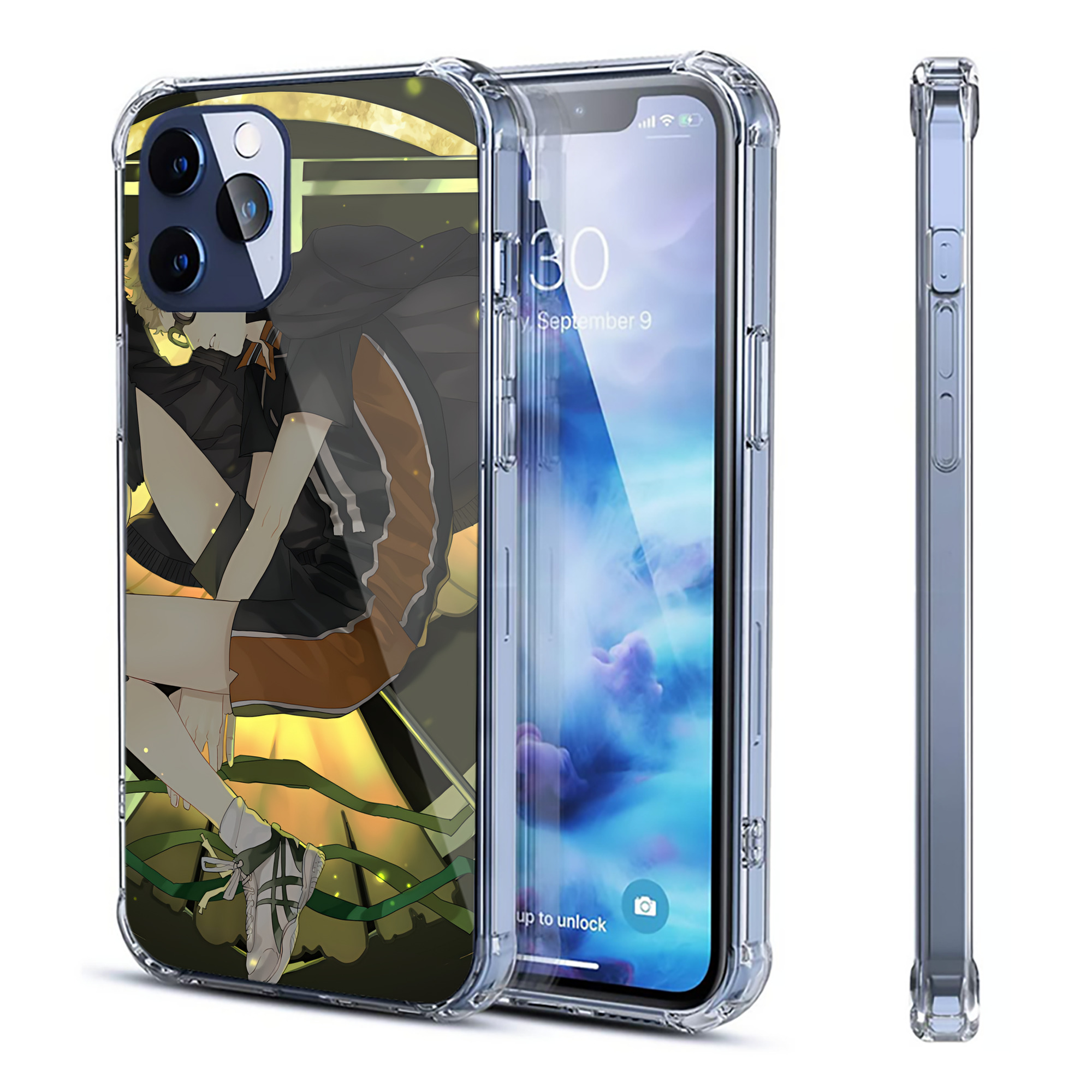 （画像用） ハイキュー!! Haikyu!! 【iPhone 12シリーズ対応】透明スマホケース（クリアソフトケース）